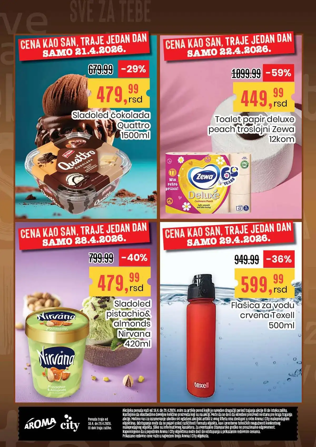 Aroma i Aroma City akcija katalog popusta do 29. aprila 2026 strana 20
