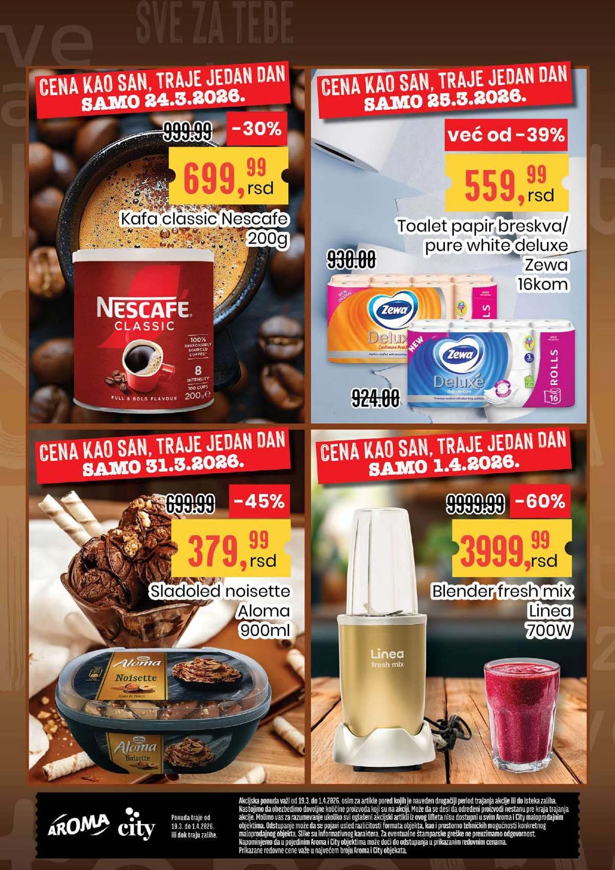 Aroma i Aroma City akcija katalog popusta do 01. aprila 2026 strana 20