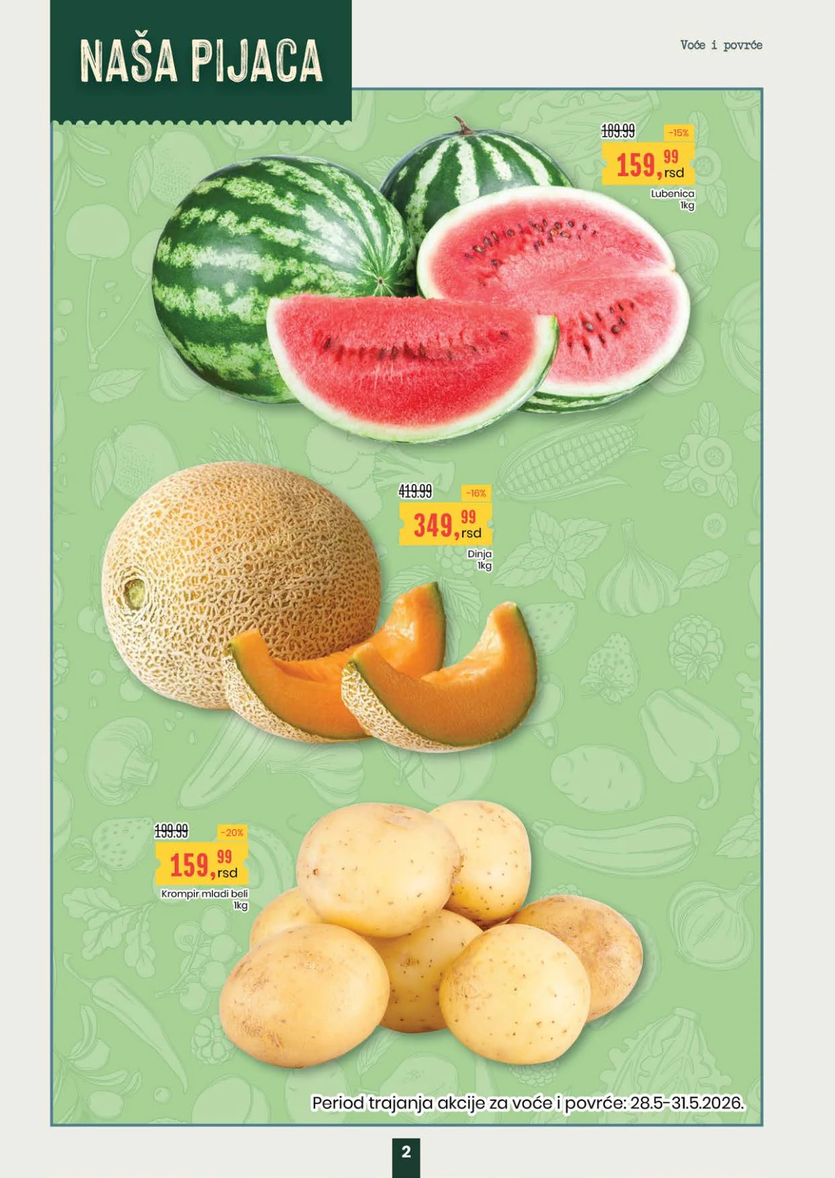 Aroma City katalog lubenica dinja i mladi krompir akcija Srbija strana 2