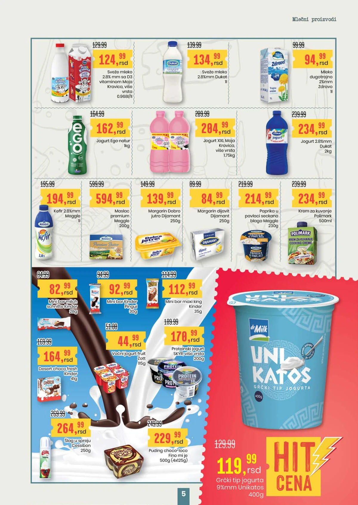 Aroma City katalog mleko jogurt maslac i proteinski proizvodi Srbija strana 5