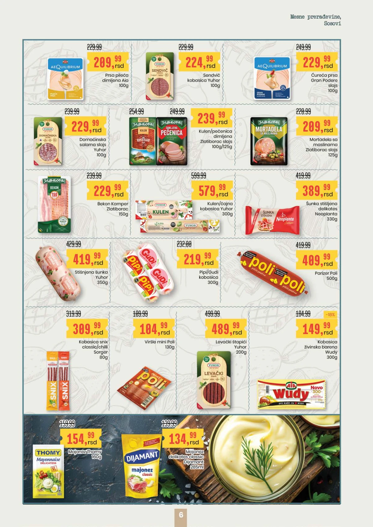 Aroma City katalog šunke kobasice i mesne prerađevine Srbija strana 6