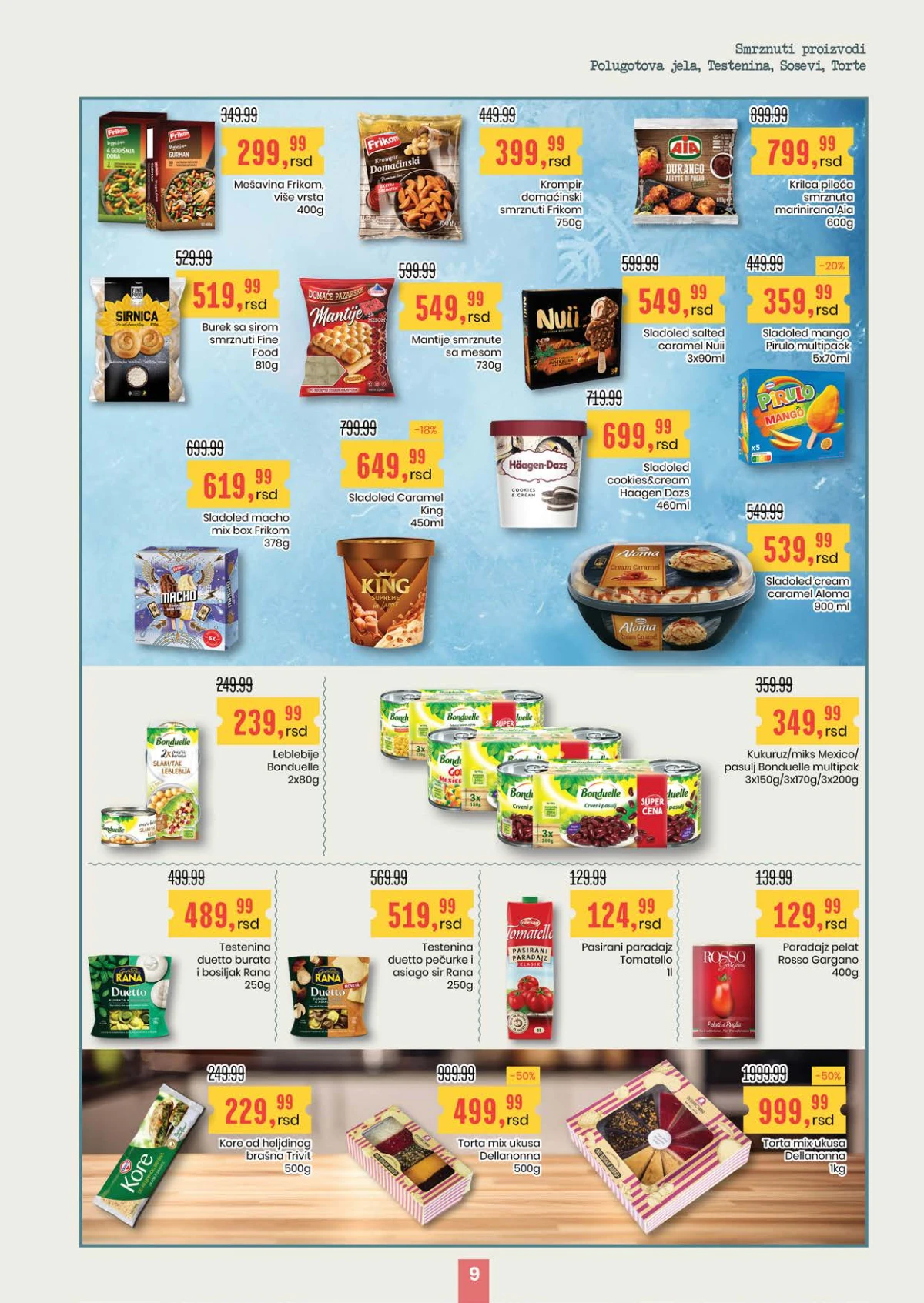Aroma City katalog sladoledi smrznuta hrana i gotova jela Srbija strana 9