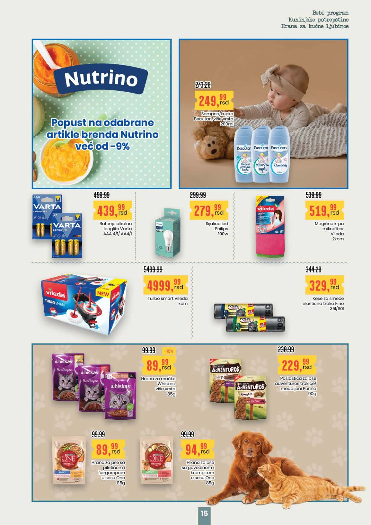 Aroma City katalog bebi proizvodi hrana za ljubimce i kućna higijena Srbija strana 15