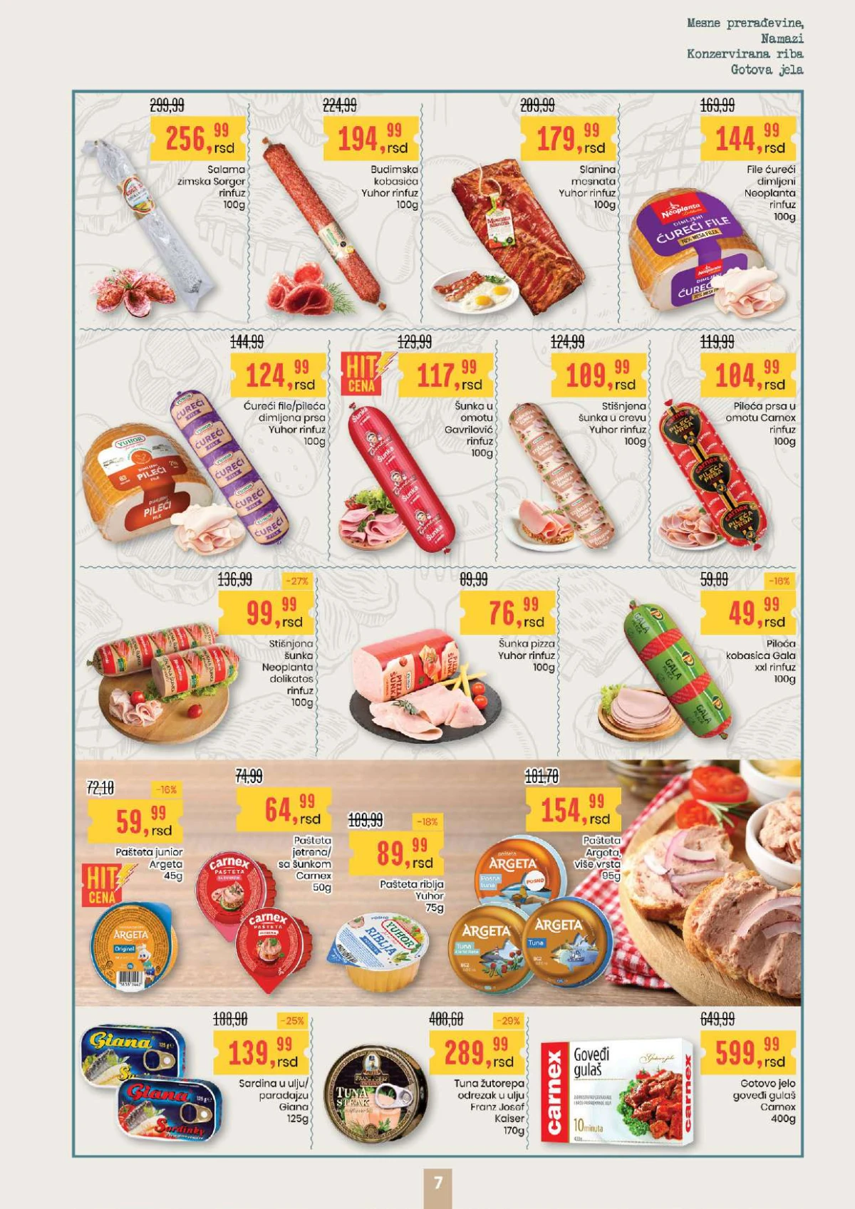 Aroma City katalog prehrambeni proizvodi sniženja Srbija strana 7