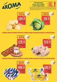 Aroma vikend akcija do 33% – mladi krompir 199,99 din, kupus 89,99 din i pileći batak 319,99 din