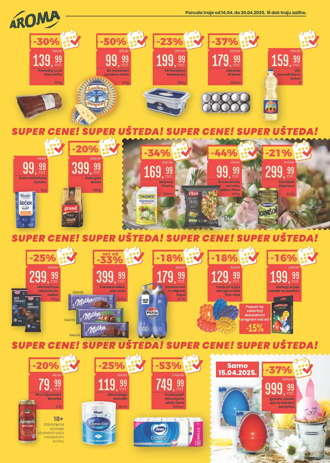 AROMA Vikend akcija sniženo