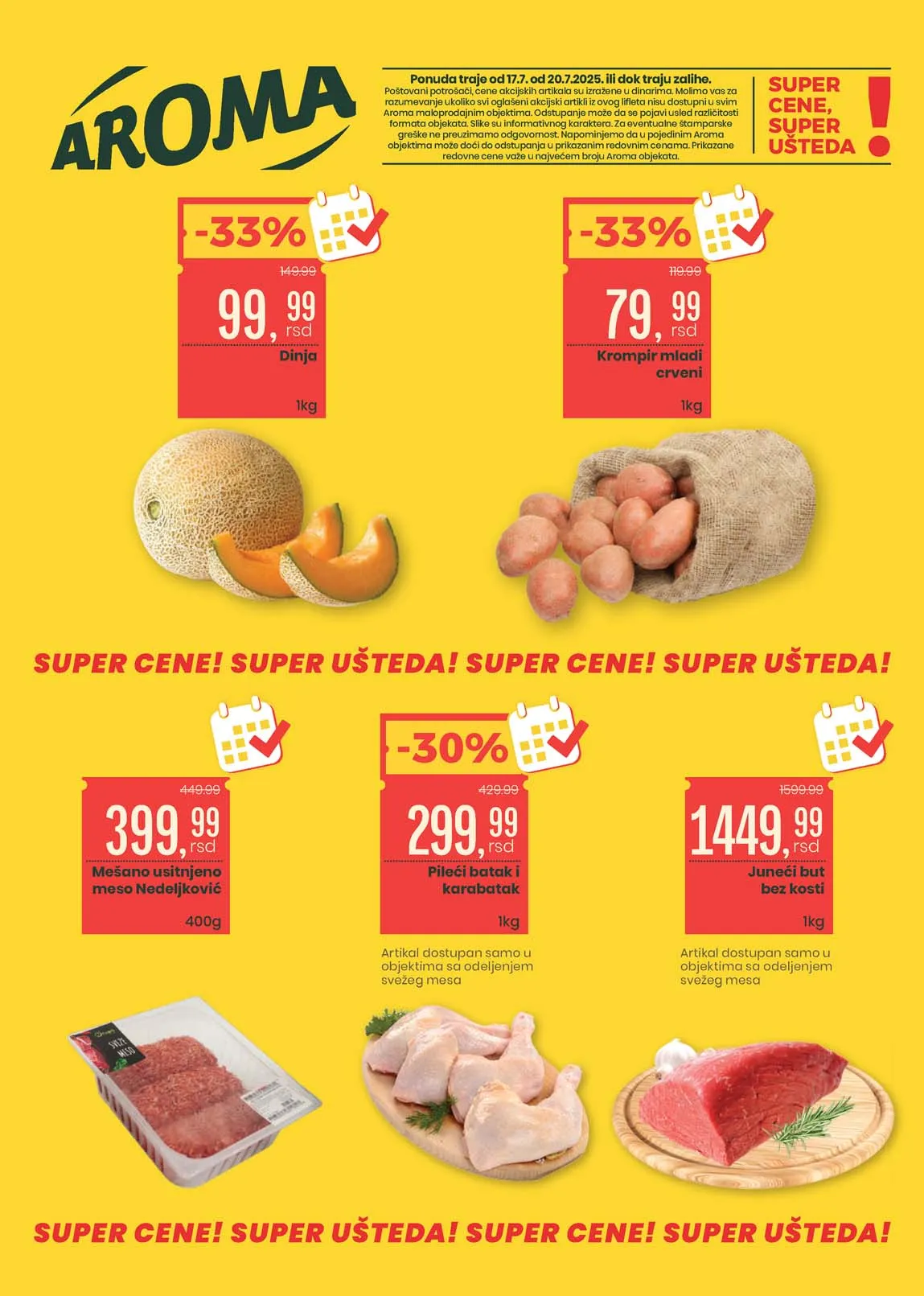 AROMA Vikend akcija sniženo