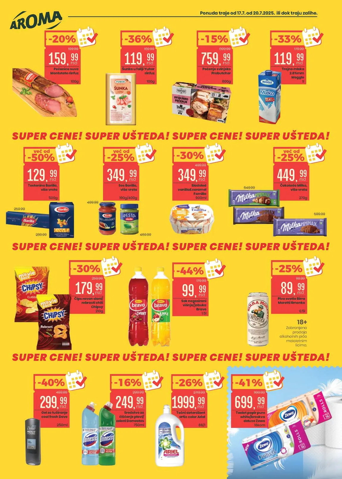 AROMA Vikend akcija sniženo