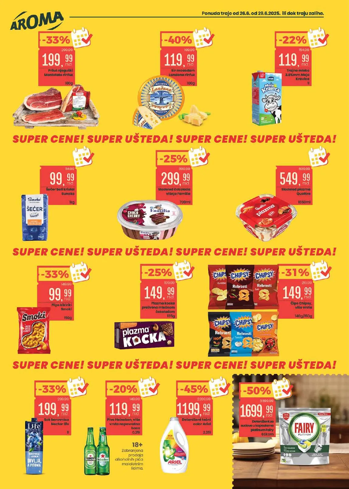 AROMA Vikend akcija sniženo