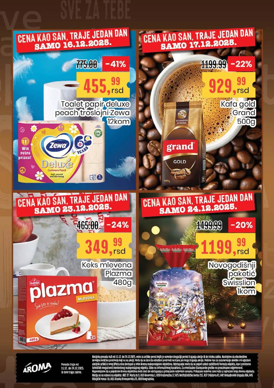 Aroma akcija Katalog snizenja