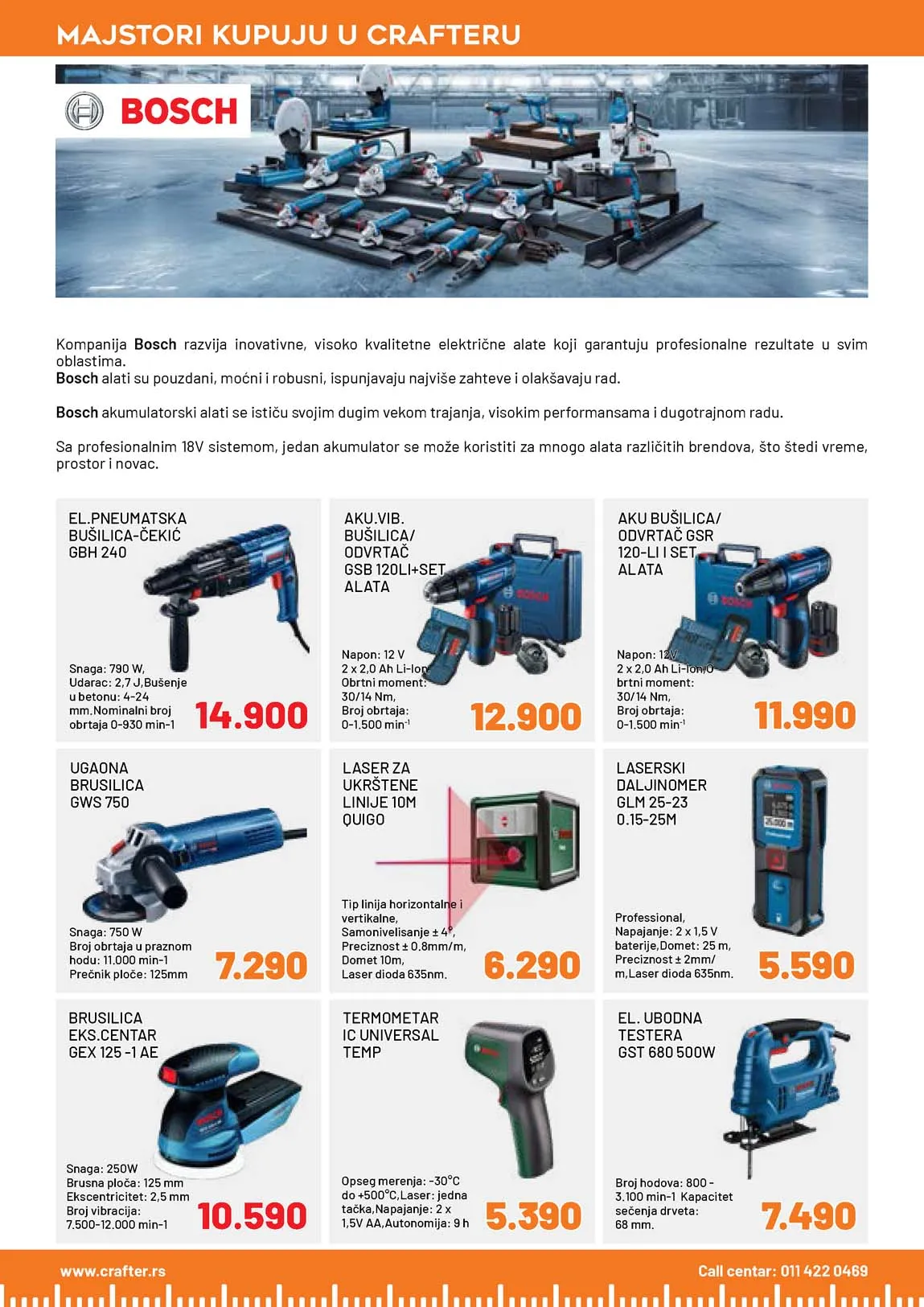 Crafter akcija sniženja