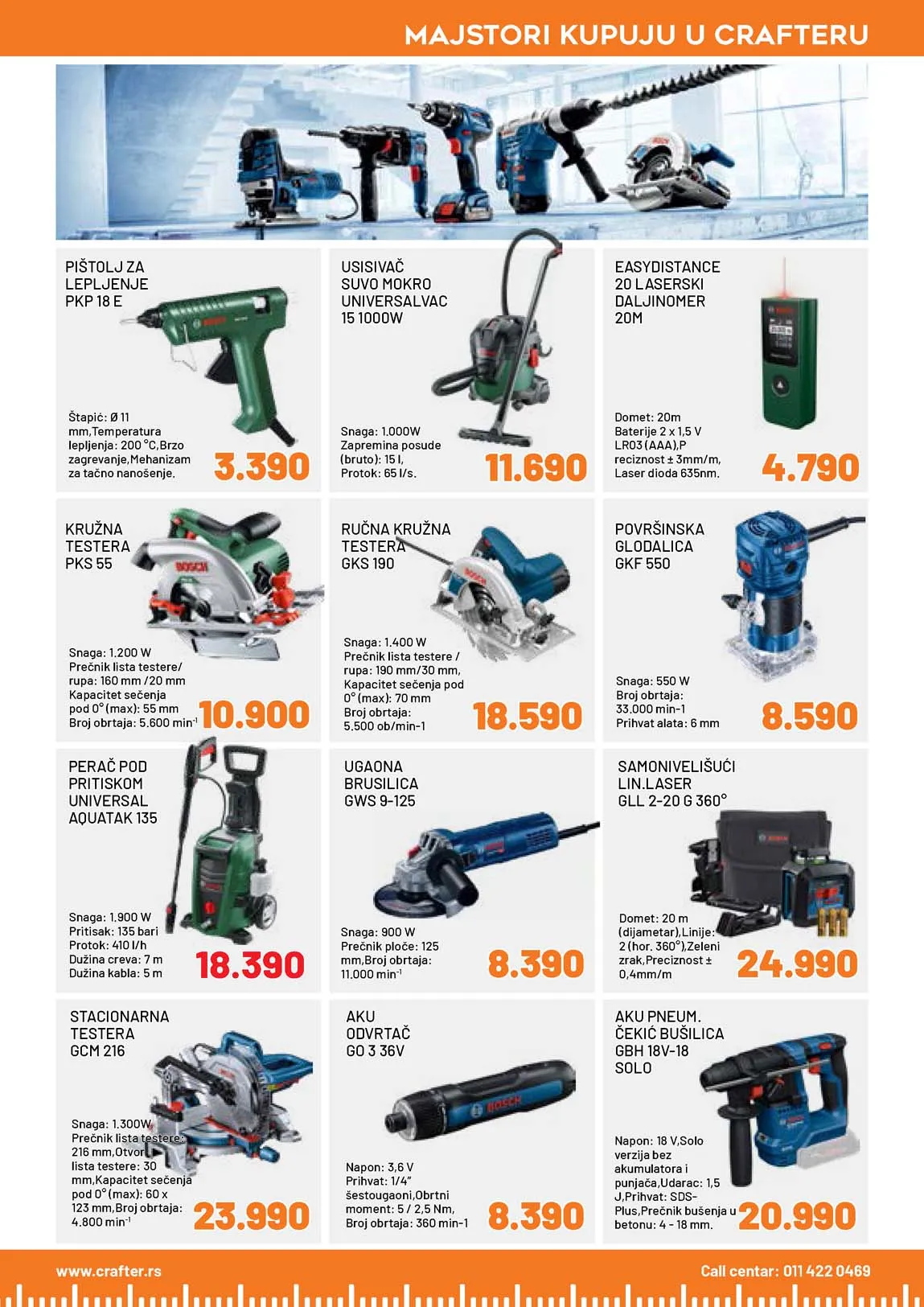 Crafter akcija sniženja