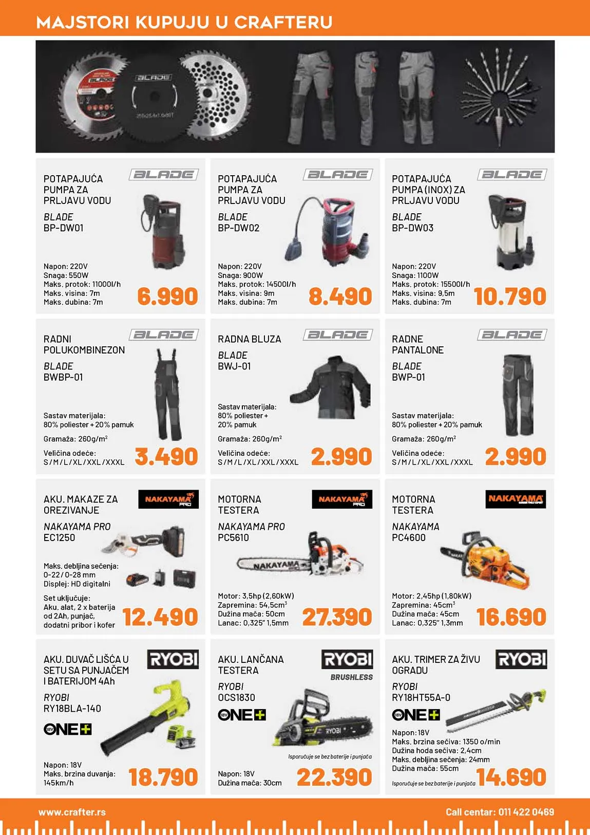 Crafter akcija sniženja