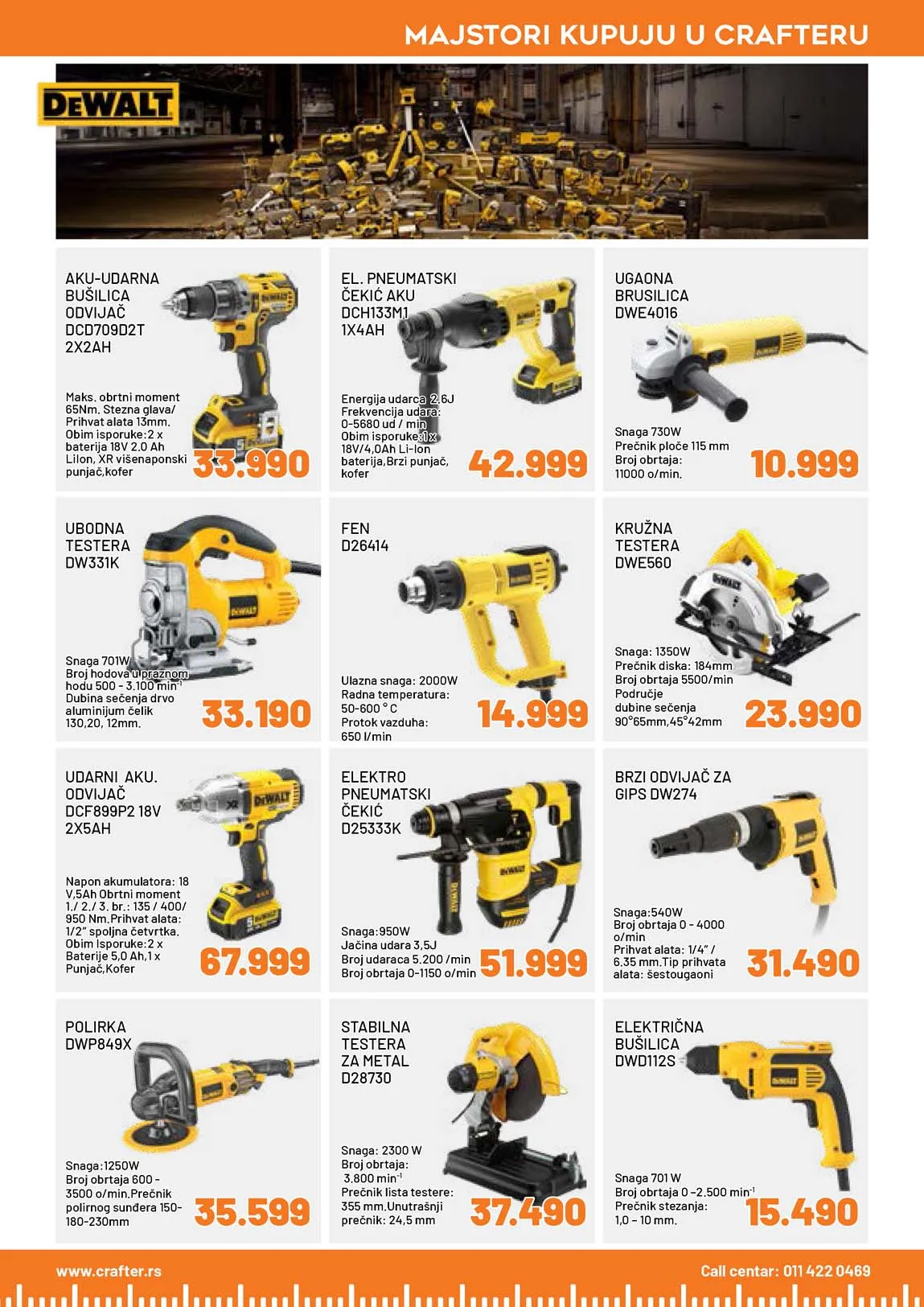 Crafter akcija sniženja