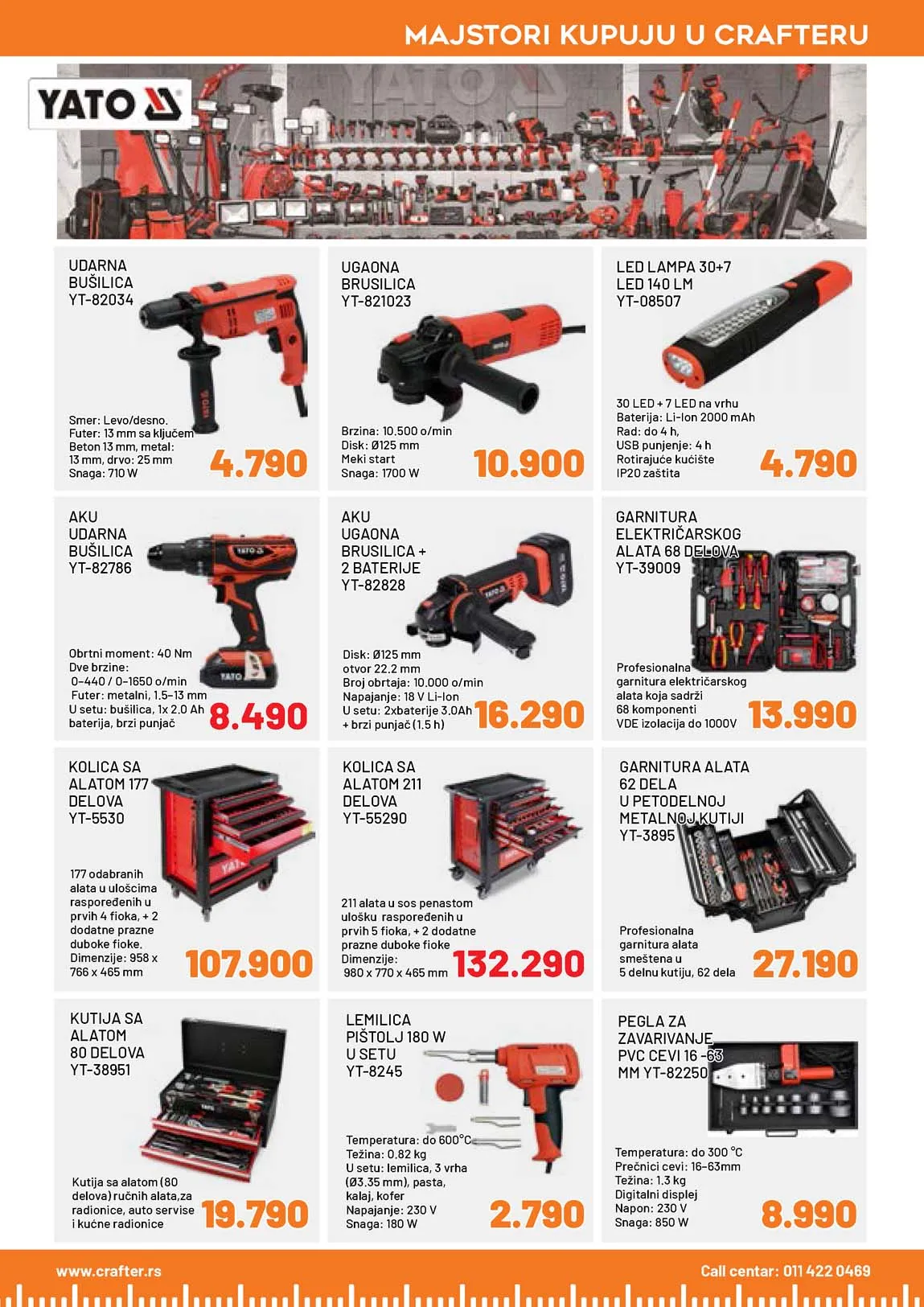 Crafter akcija sniženja