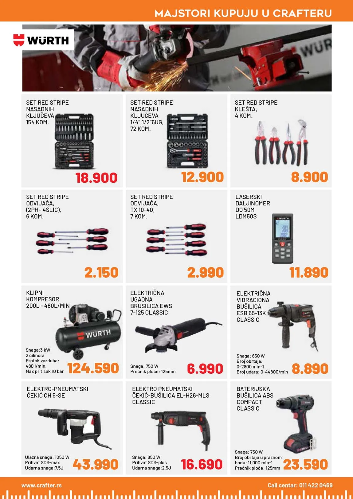 Crafter akcija sniženja