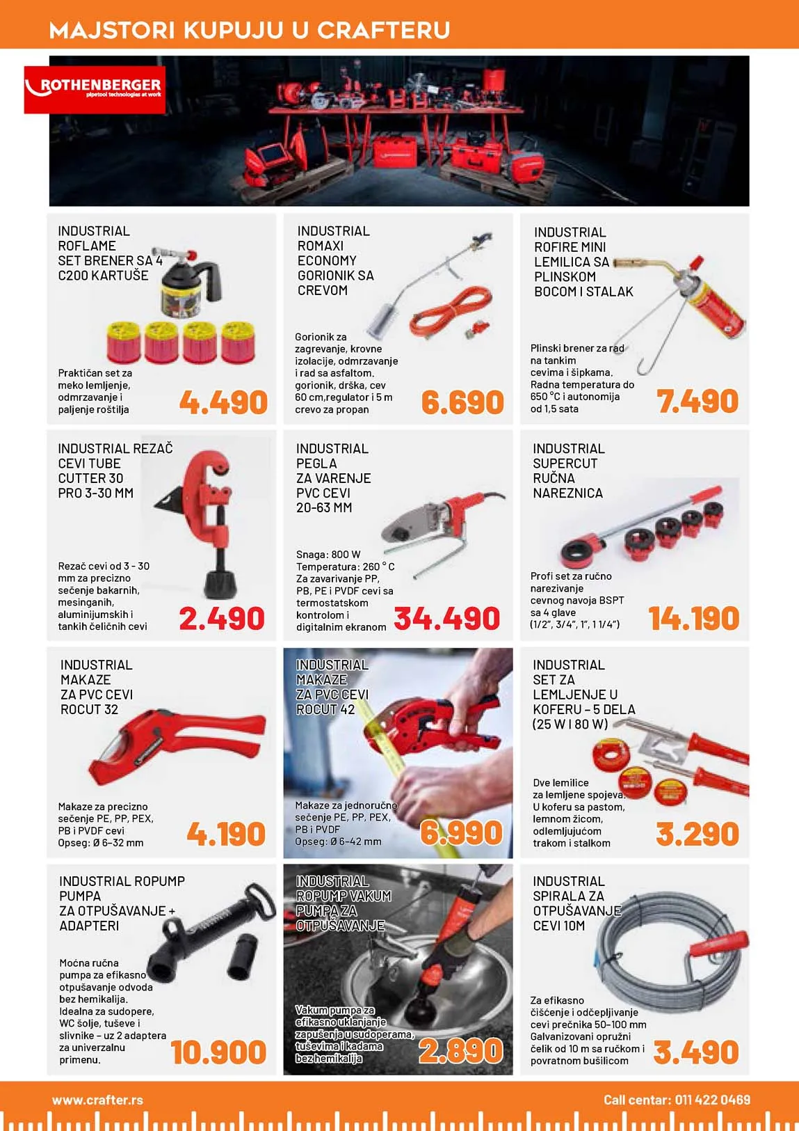 Crafter akcija sniženja