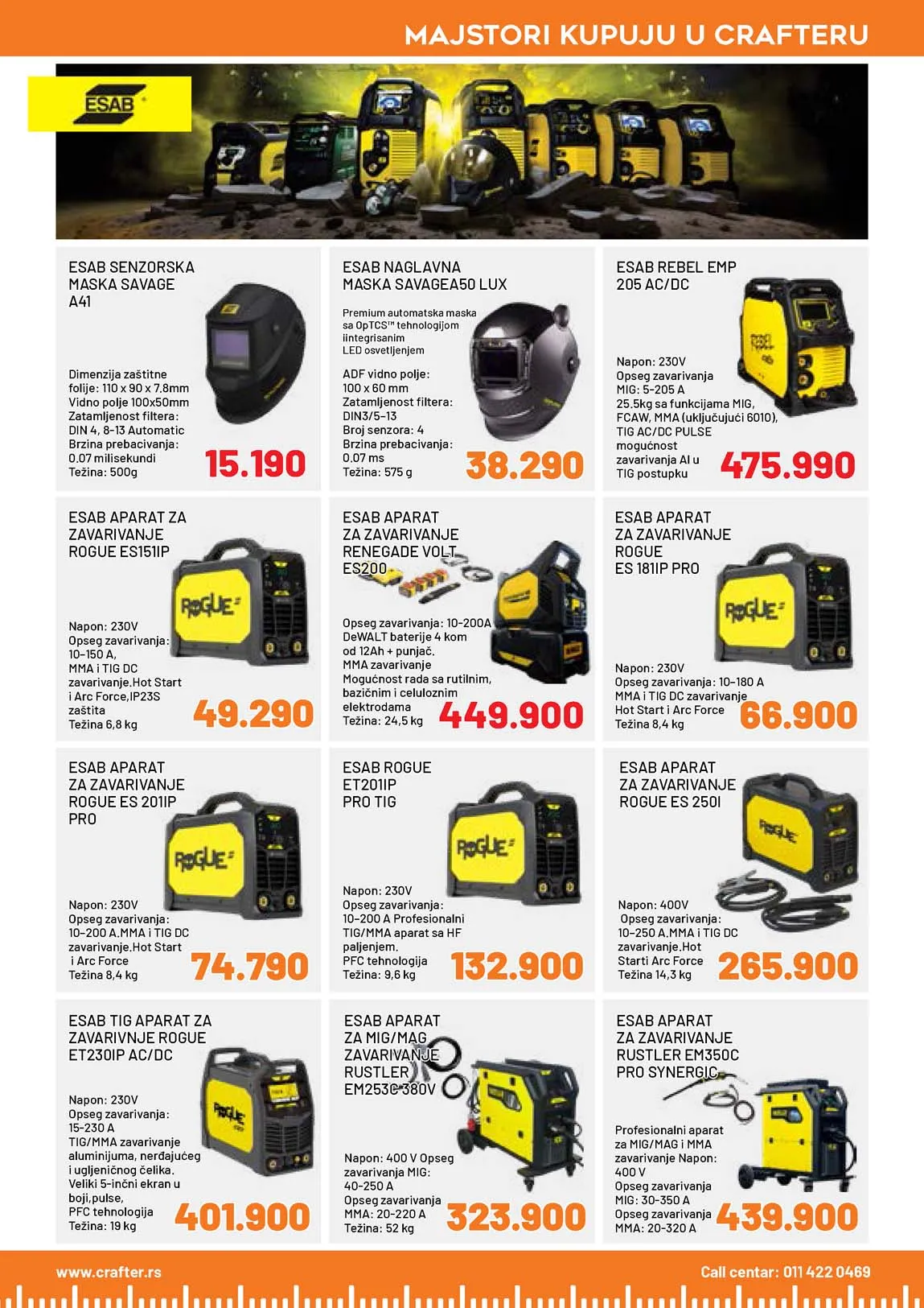 Crafter akcija sniženja