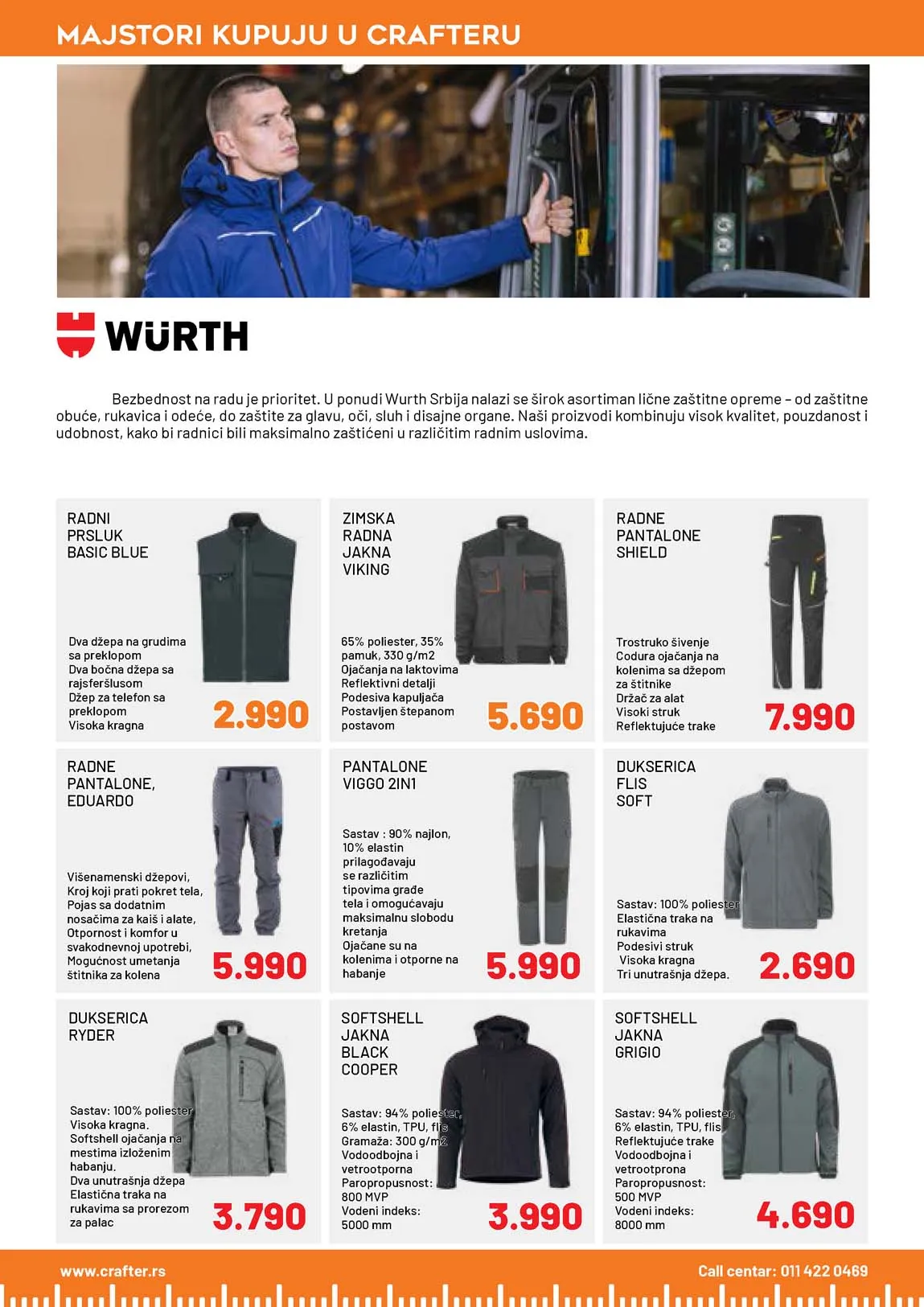 Crafter akcija sniženja