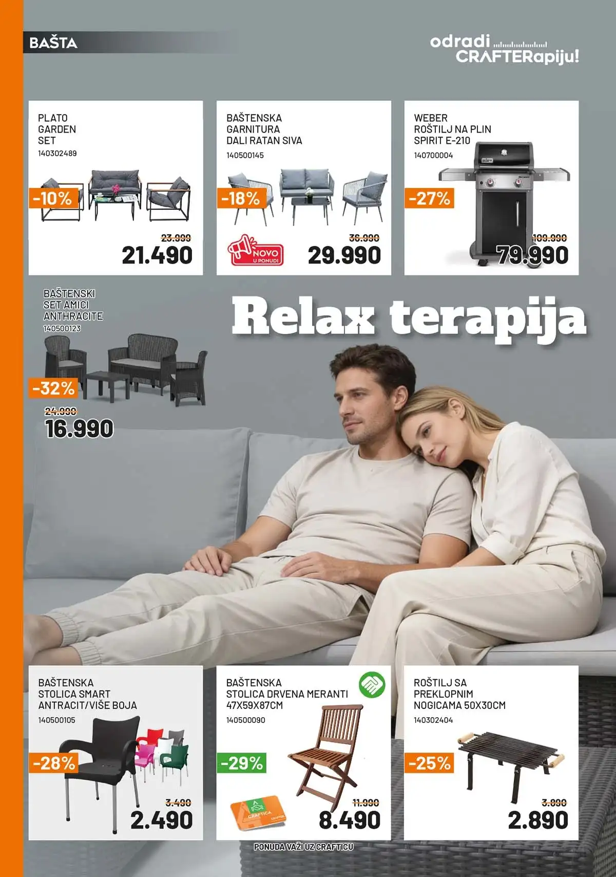 Crafter akcija sniženja Kataloška ponuda popusta