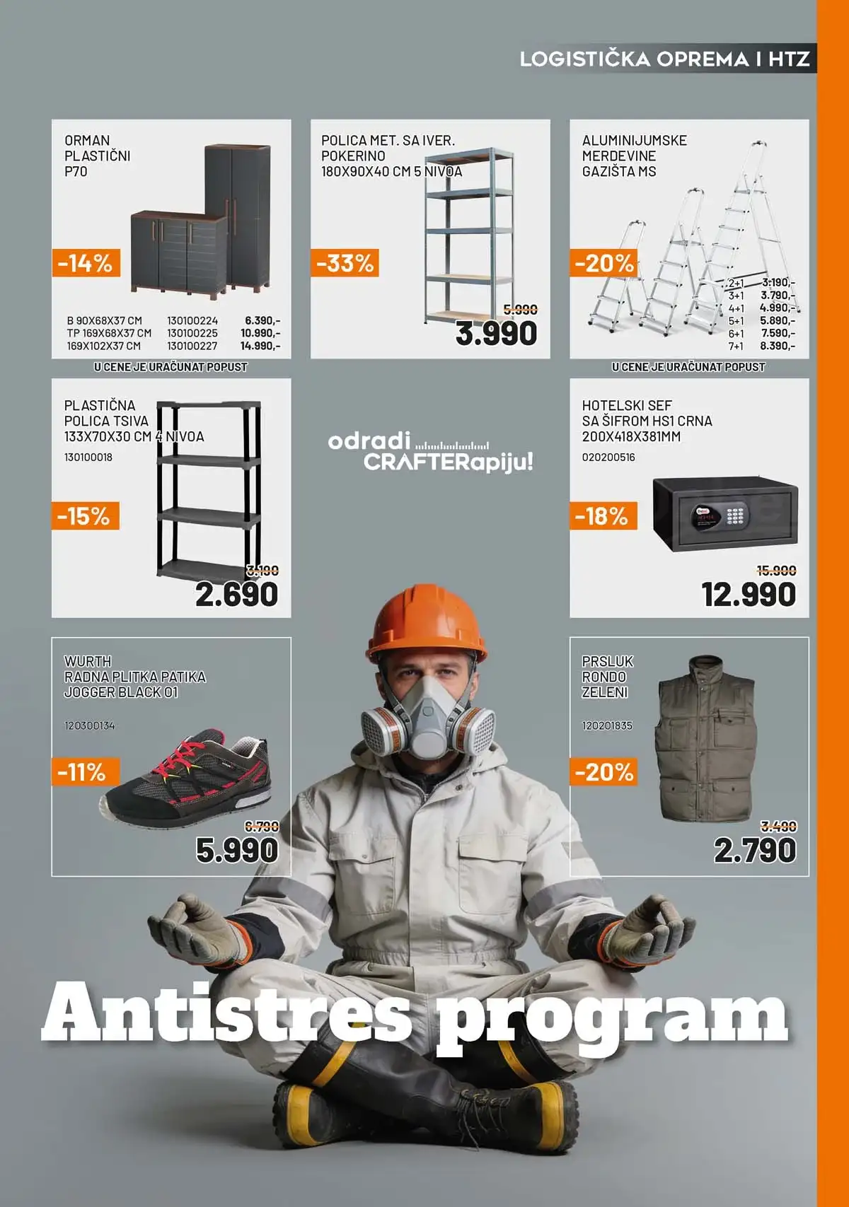 Crafter akcija sniženja Kataloška ponuda popusta