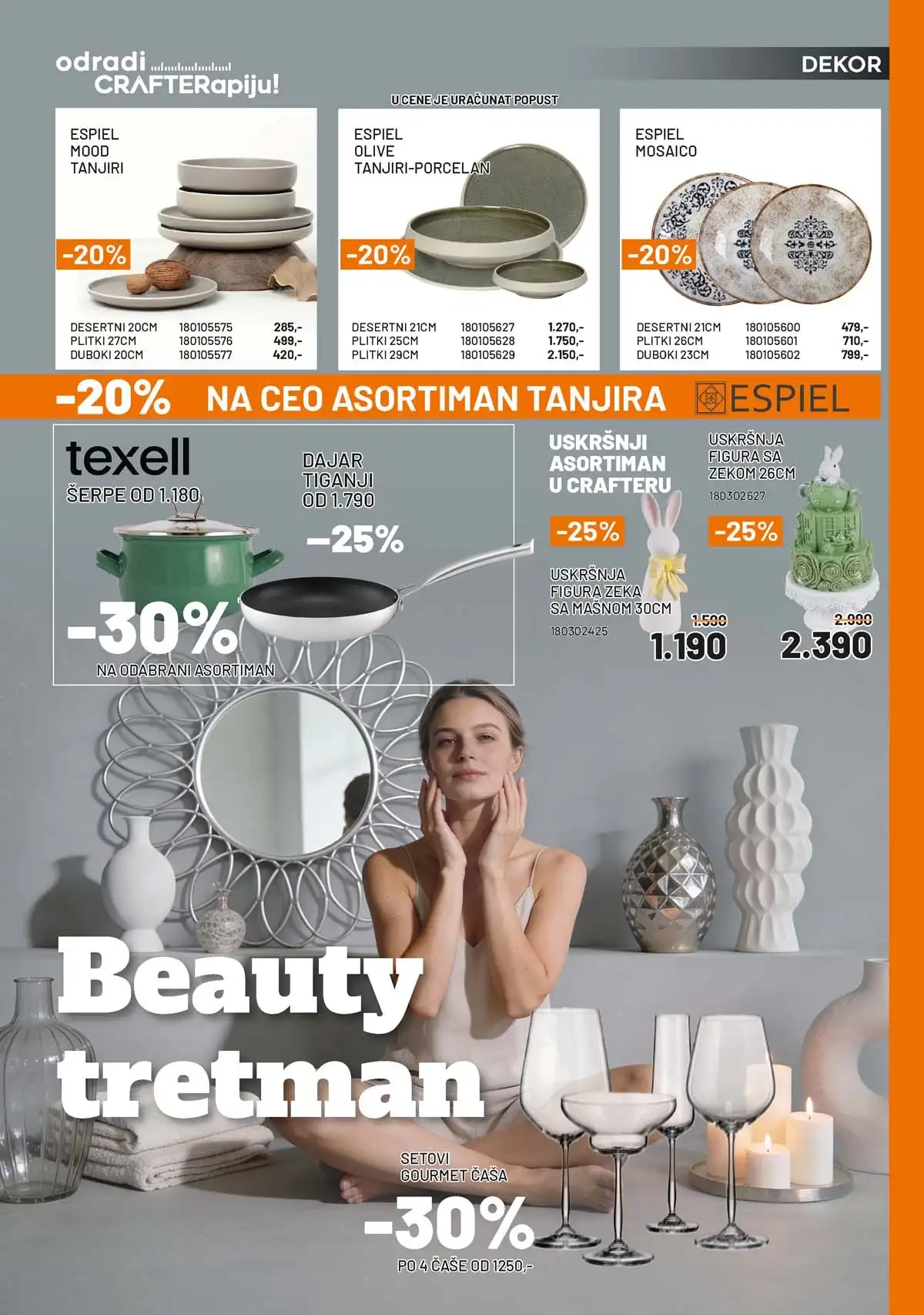 Crafter akcija sniženja Kataloška ponuda popusta