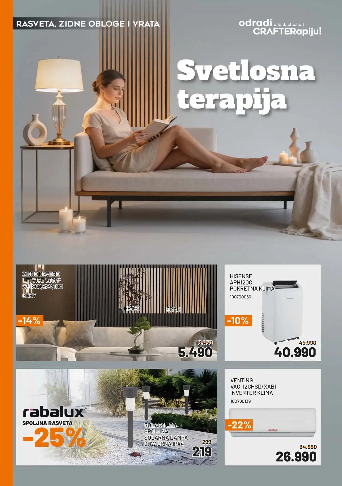 Crafter akcija sniženja Kataloška ponuda popusta