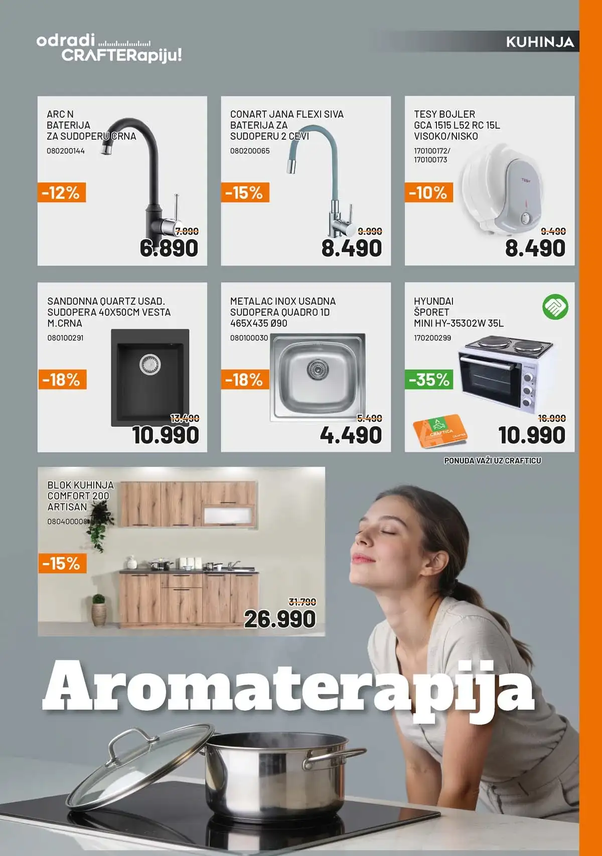 Crafter akcija sniženja Kataloška ponuda popusta