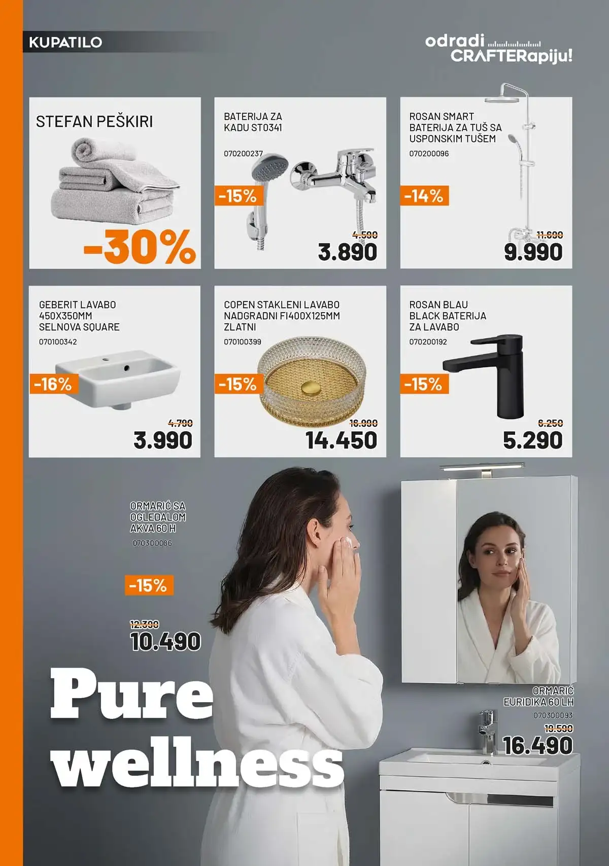 Crafter akcija sniženja Kataloška ponuda popusta