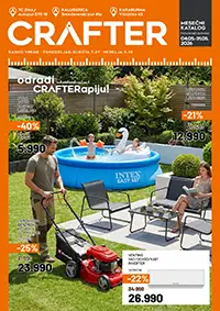 Crafter katalog maj 2026 sniženja do 40% bazeni kosilice klima uređaji alati i oprema Srbija