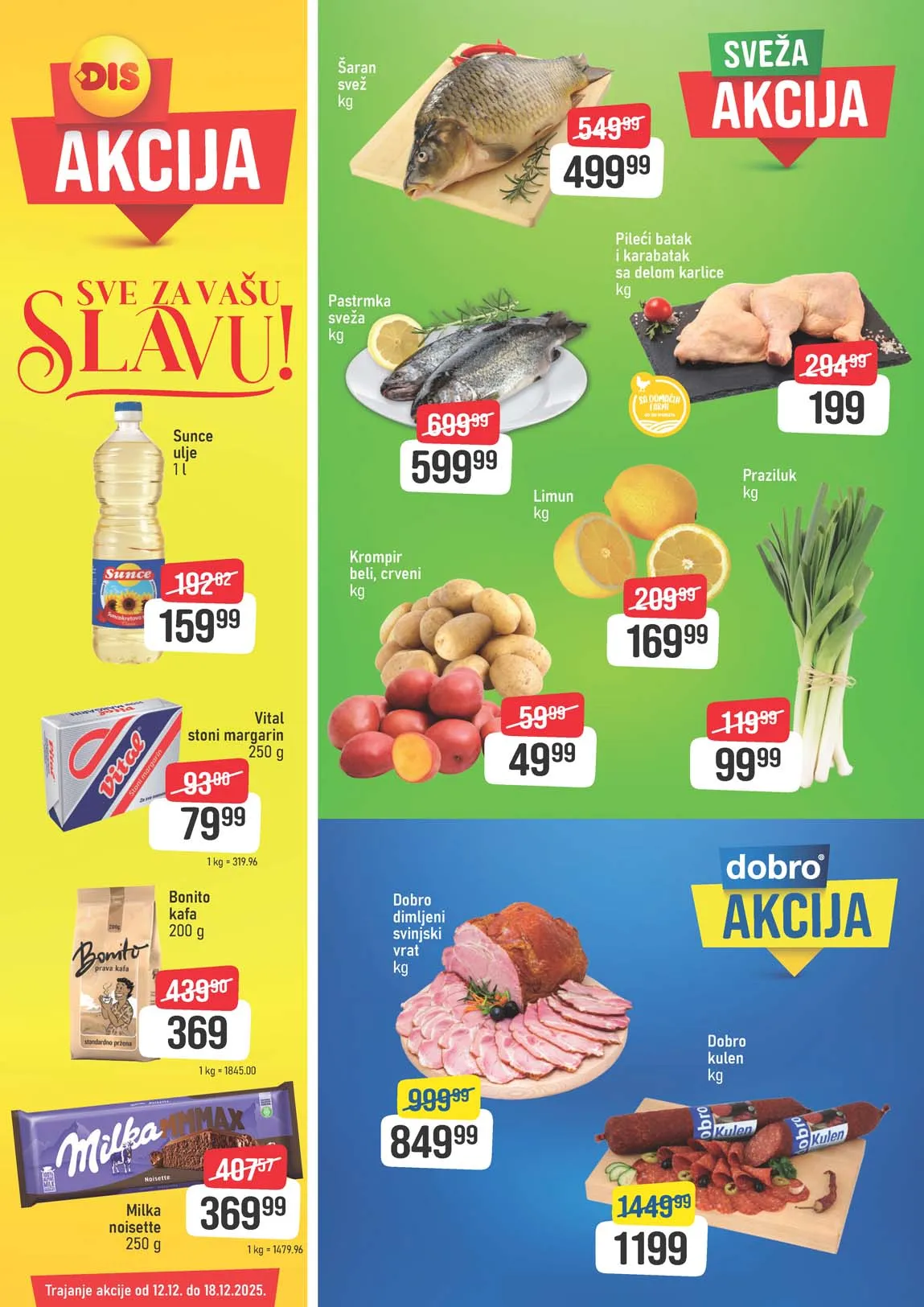Dis Akcija prehrana Katalog sniženja DIS akcija katalog snizenja