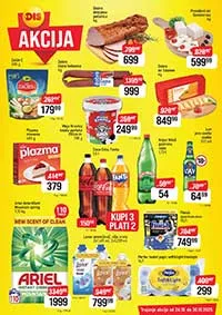 DIS market nedeljna i sveža akcija - sniženja do 30.10.2025 - veliki popusti na prehranu