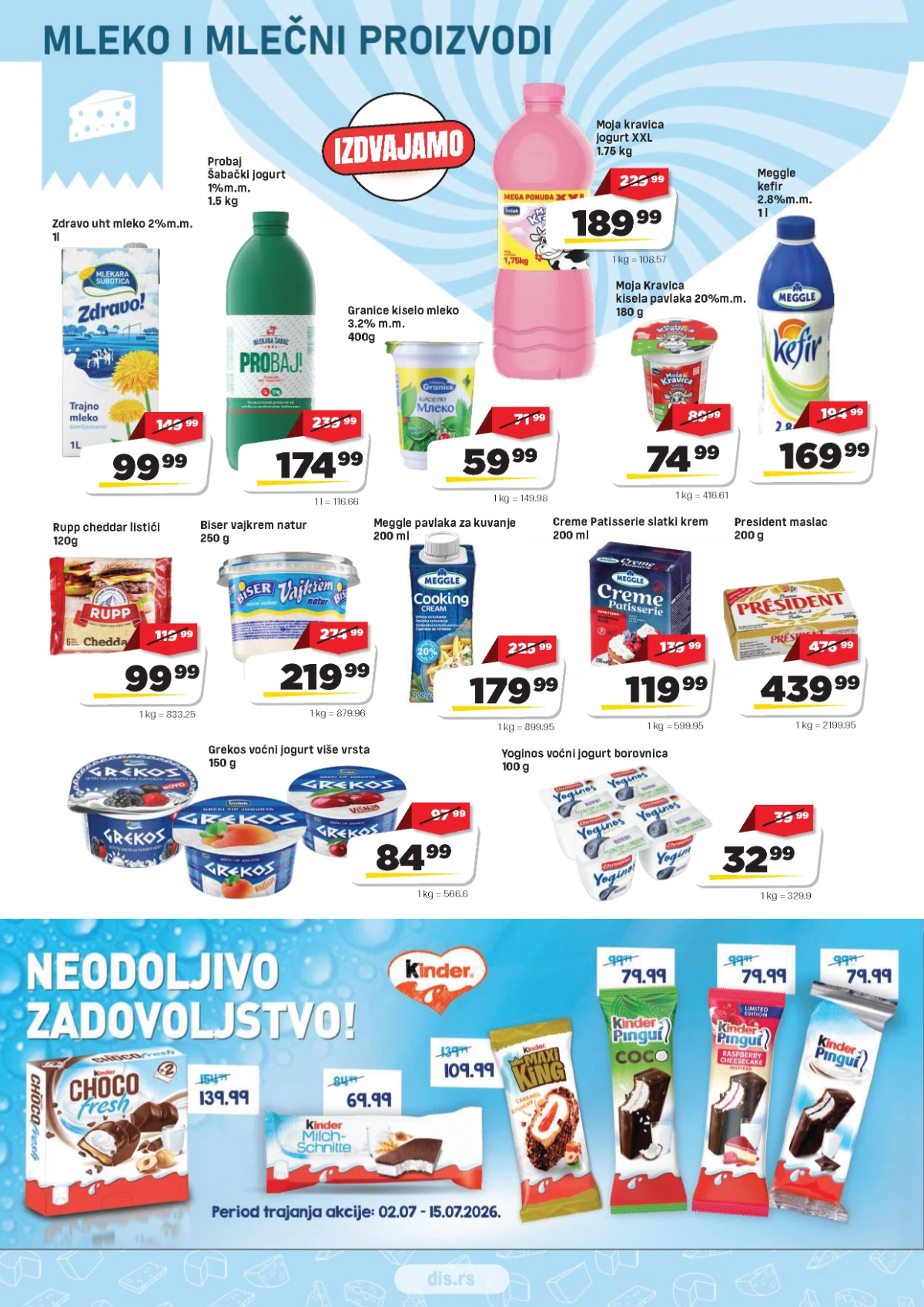 DIS katalog strana 4 – mleko i mlečni proizvodi