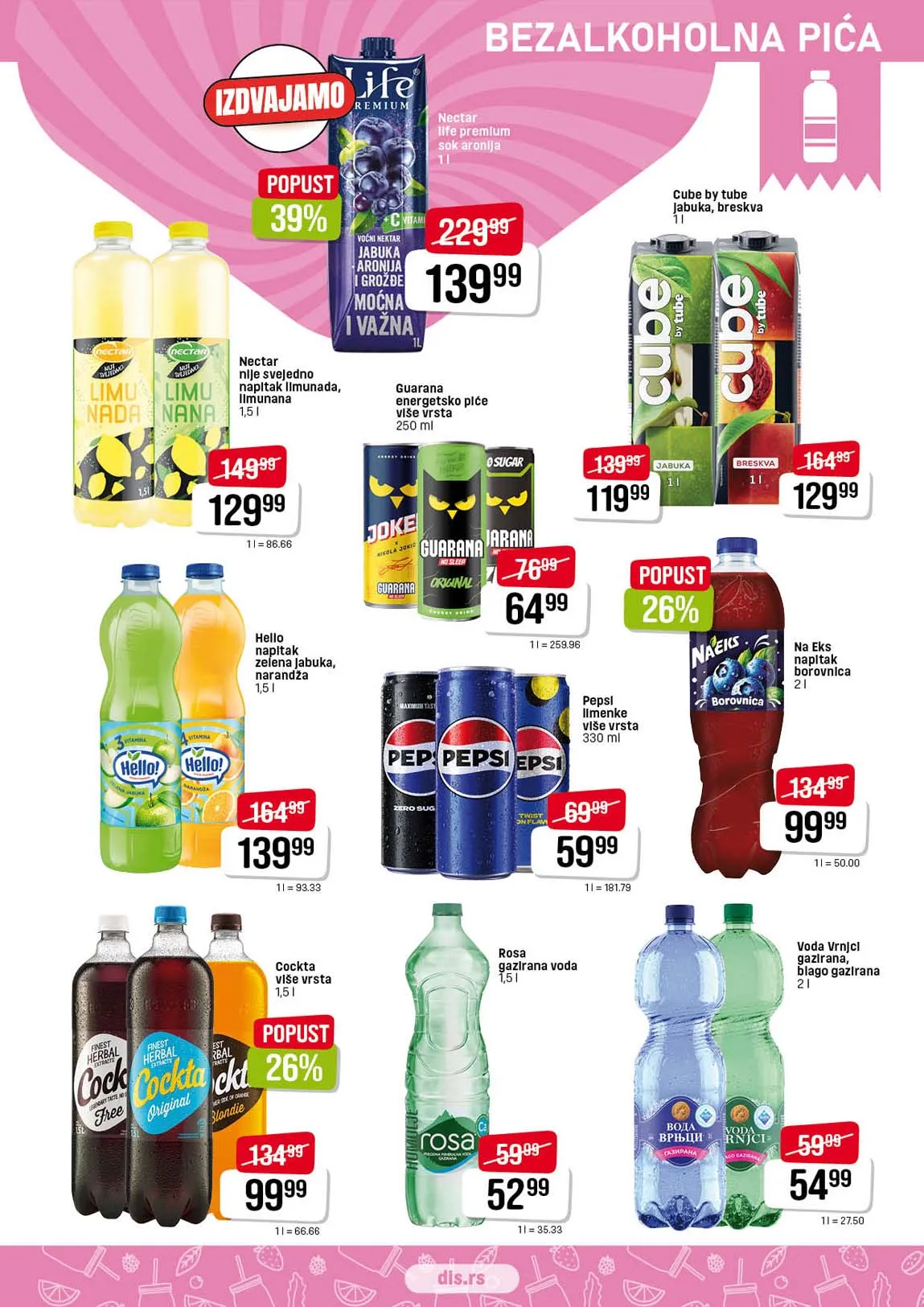 DIS Kataloška ponuda prehrane