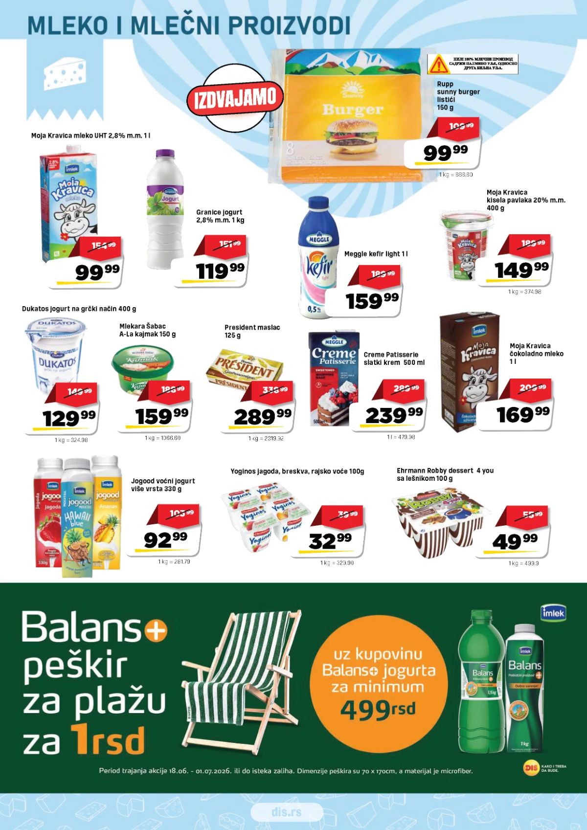 DIS katalog strana 4 – mleko i mlečni proizvodi