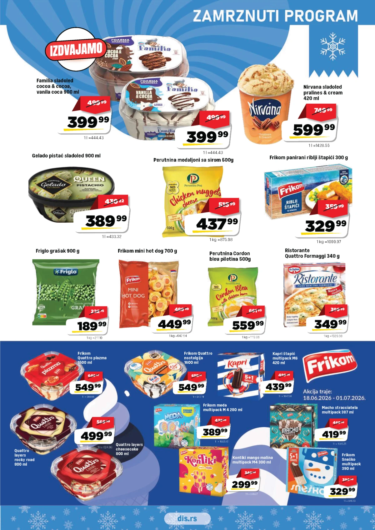 DIS katalog strana 5 – zamrznuti program i sladoledi