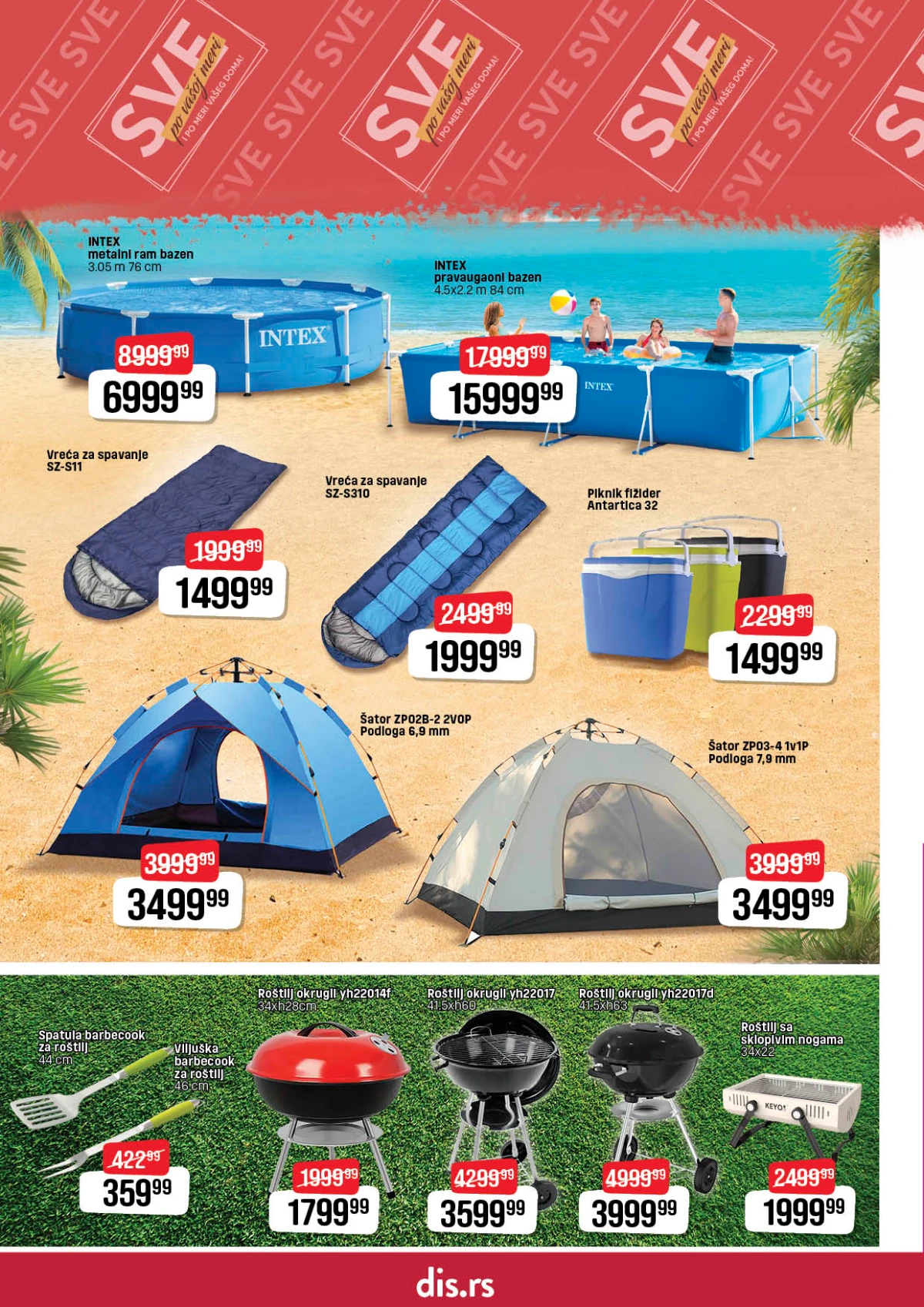 DIS katalog maj i jun 2026 – baštenske garniture, stolice, trampoline i sezonska oprema