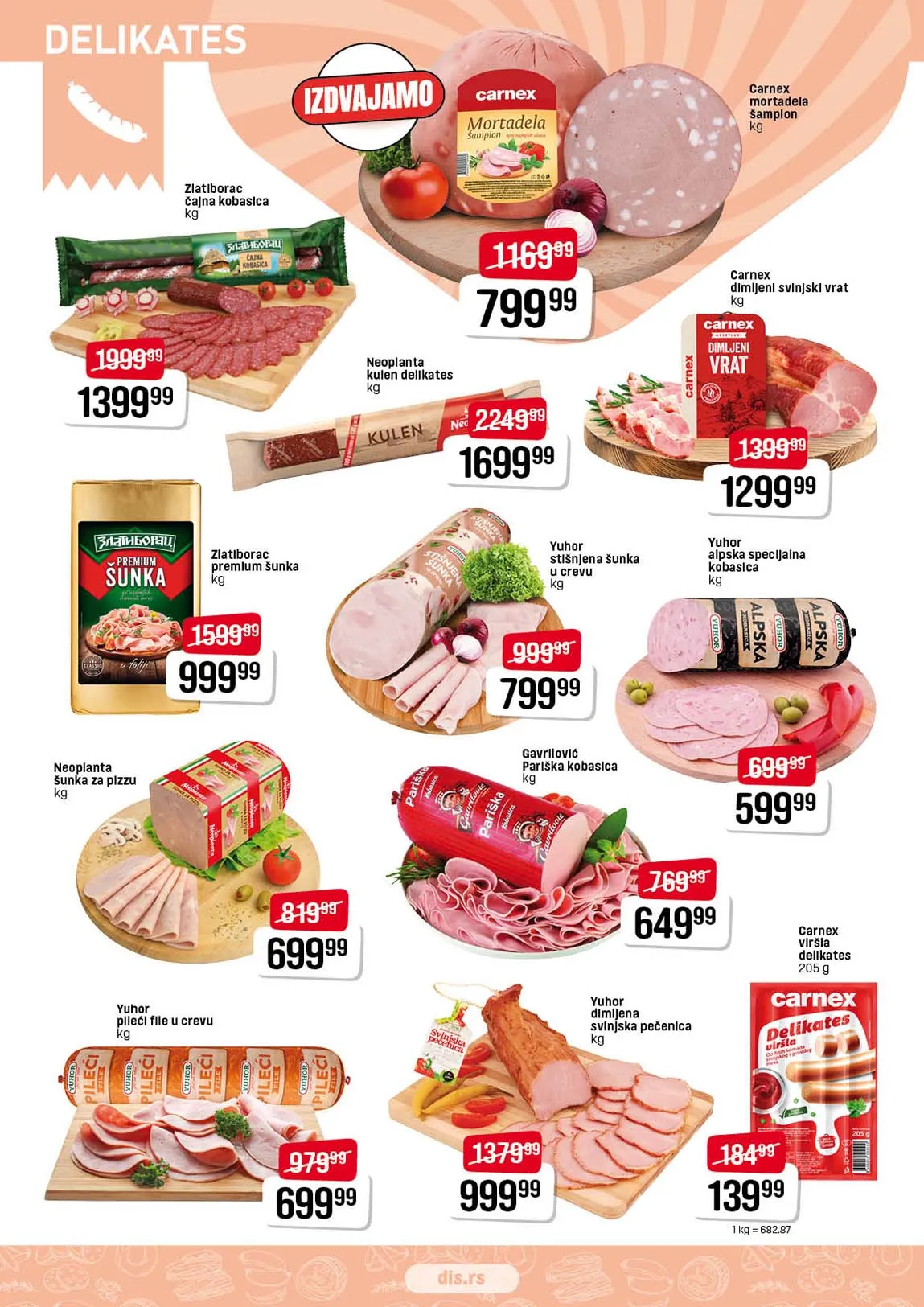 DIS Kataloška ponuda prehrane