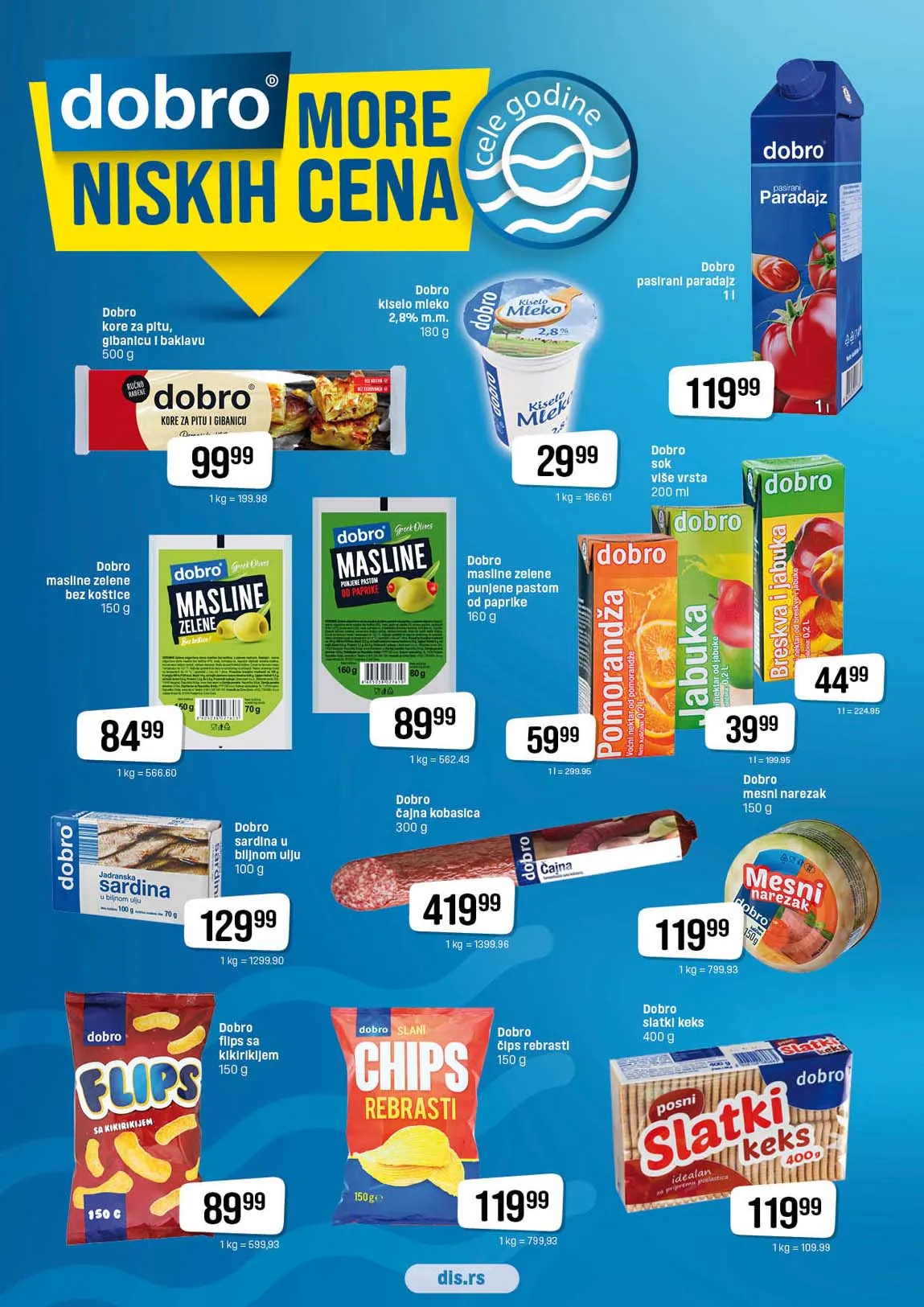 DIS Kataloška ponuda prehrane