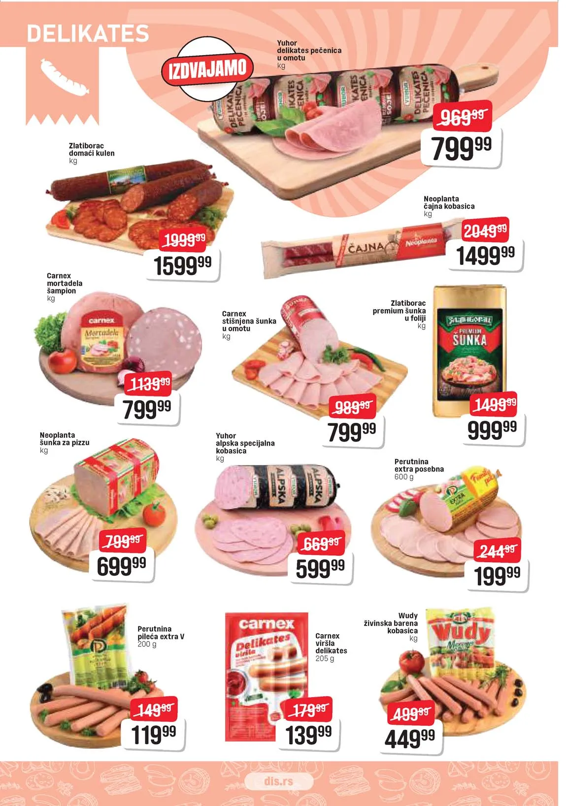 DIS Kataloška ponuda prehrane