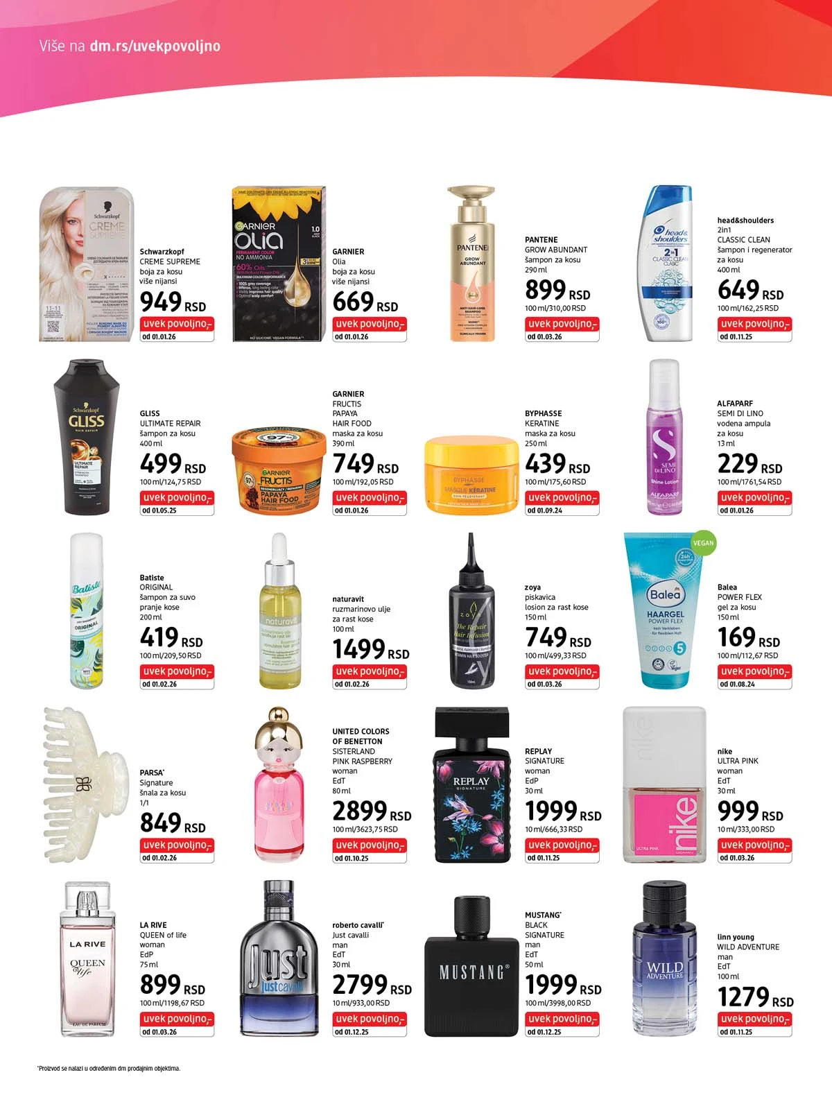 DM drogerie katalog – proizvodi za lepotu i higijenu na akciji