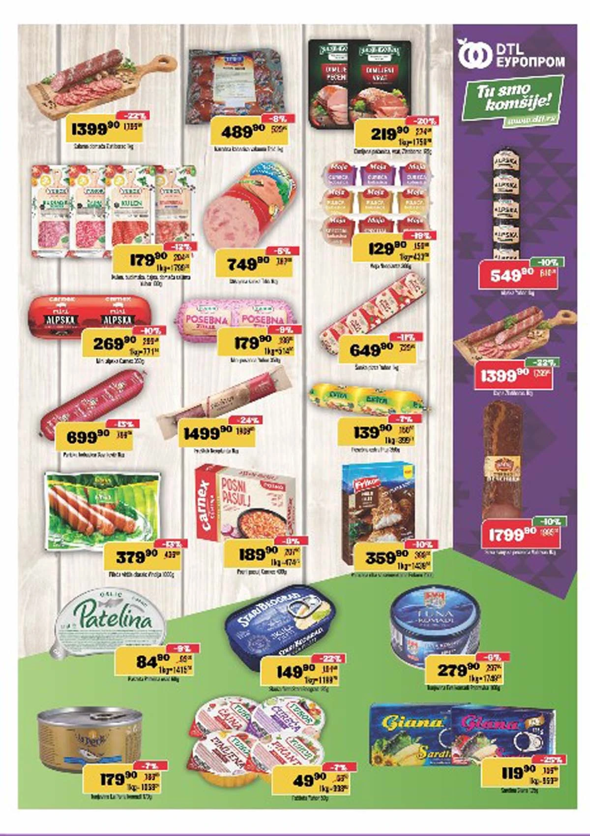 Europrom kataloška akcija EUROPROM Akcija - Katalog sniženja