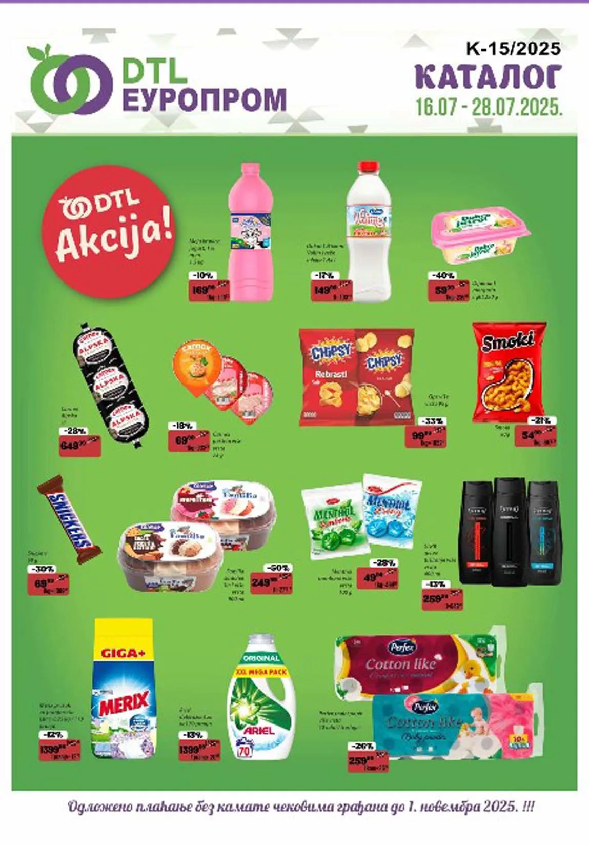 Europrom katalog – Akcija sniženja do 28.07.2025.