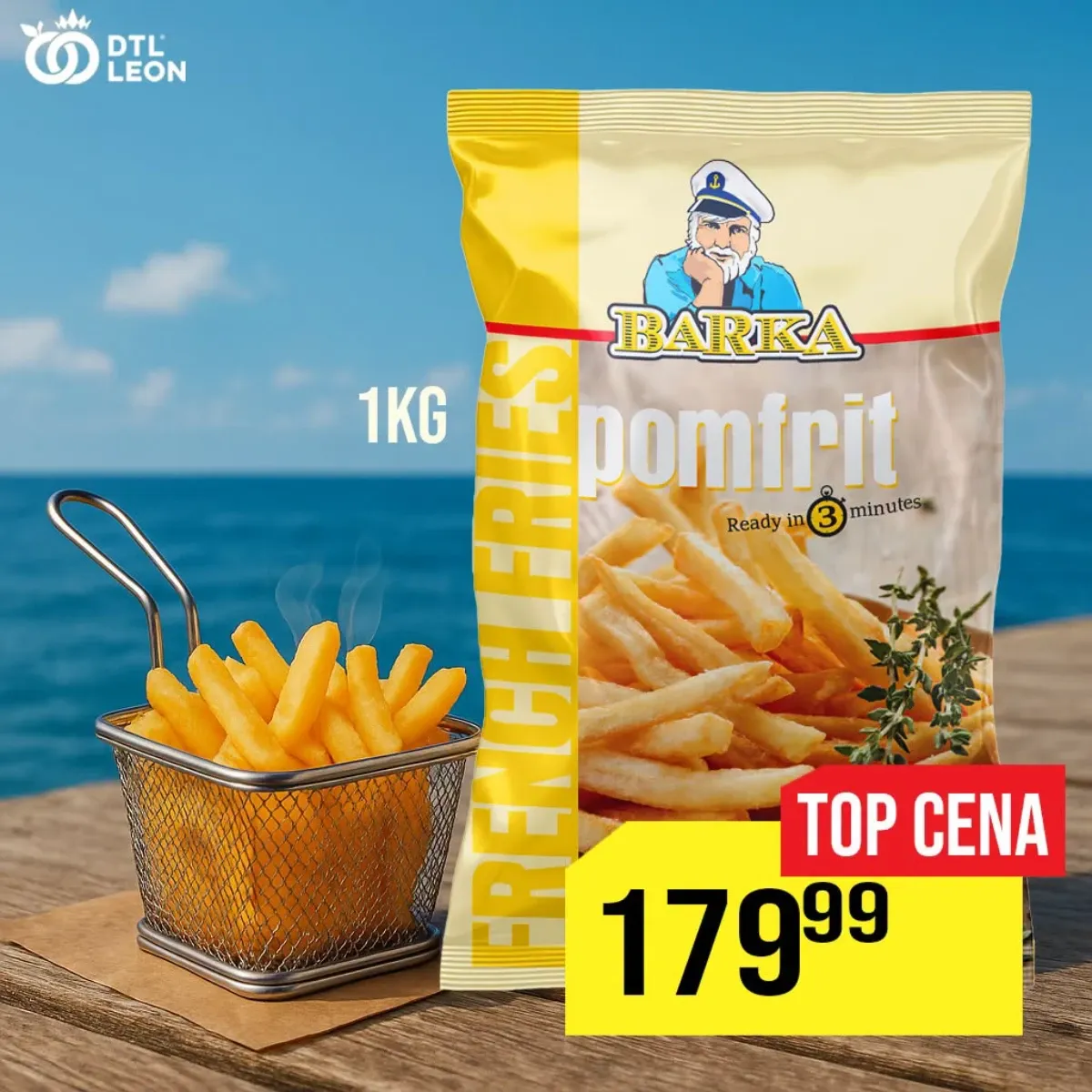 DTL Leon akcija – Barba pomfrit 1 kg za 179,99 dinara