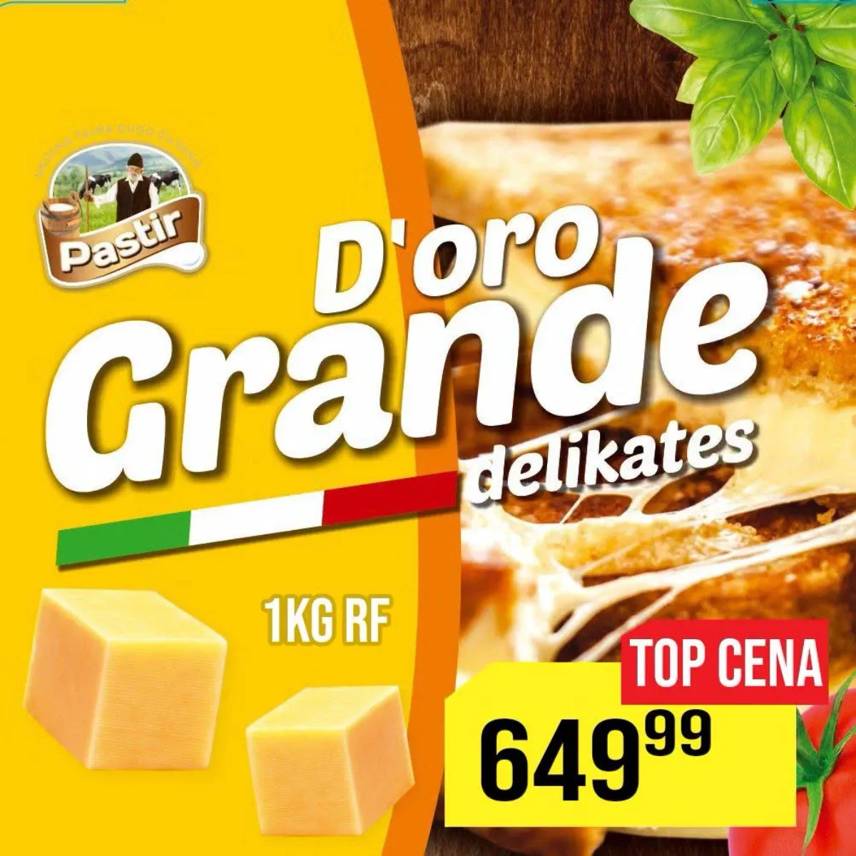 DTL Leon akcija – Pastir D'oro Grande delikates 1 kg za 649,99 dinara