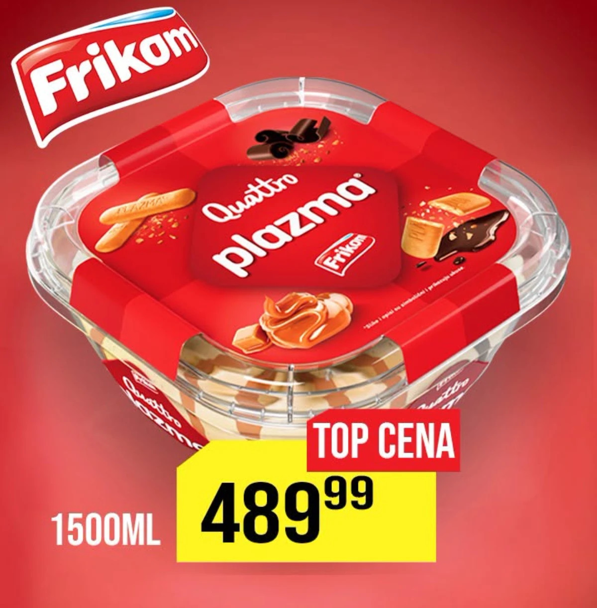 Frikom Quattro Plazma sladoled 1500 ml po TOP ceni u DTL Leon akciji do 02.08.2026.