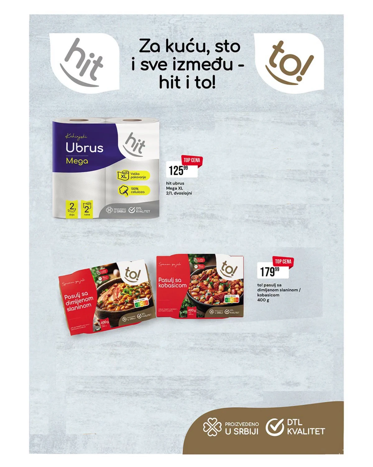 DTL Leon katalog strana 2 – prehrambeni proizvodi, suhomesnati proizvodi, mlečni proizvodi i akcijske cene