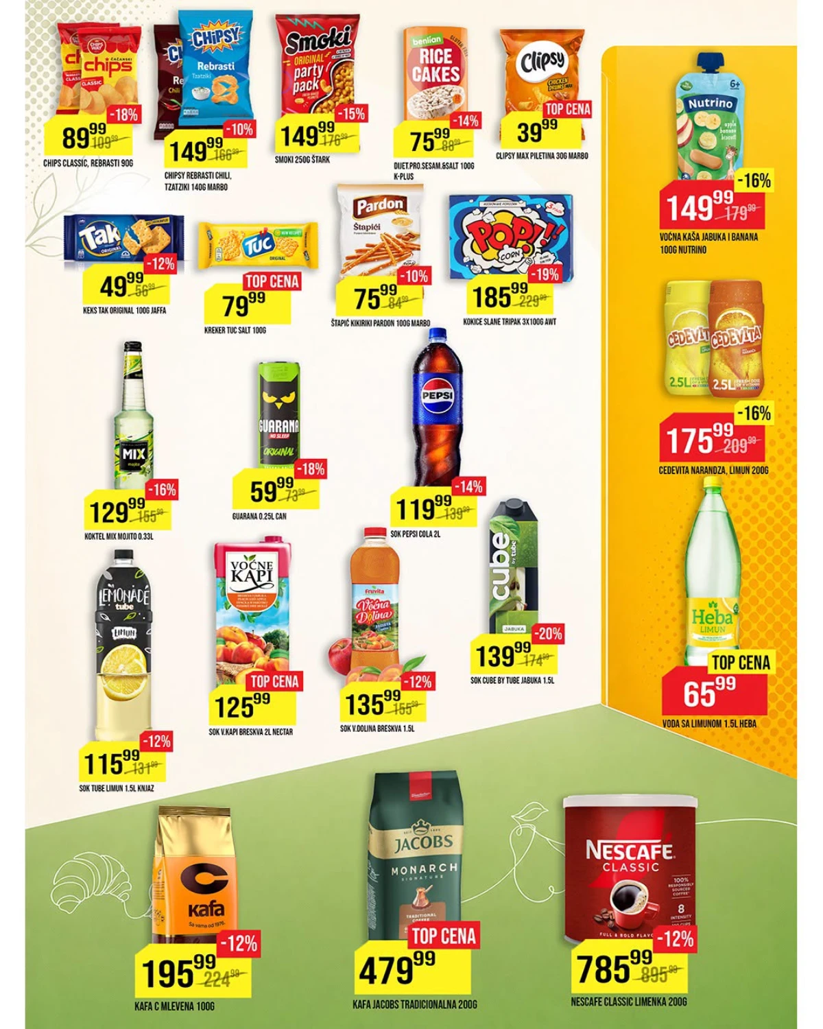 DTL Leon katalog strana 7 – prehrana, piće i proizvodi za domaćinstvo po akcijskim cenama
