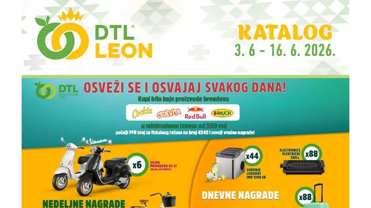 DTL Leon katalog 03–16.06.2026 – Persil, Plazma, Barilla, President i ostali proizvodi na akciji