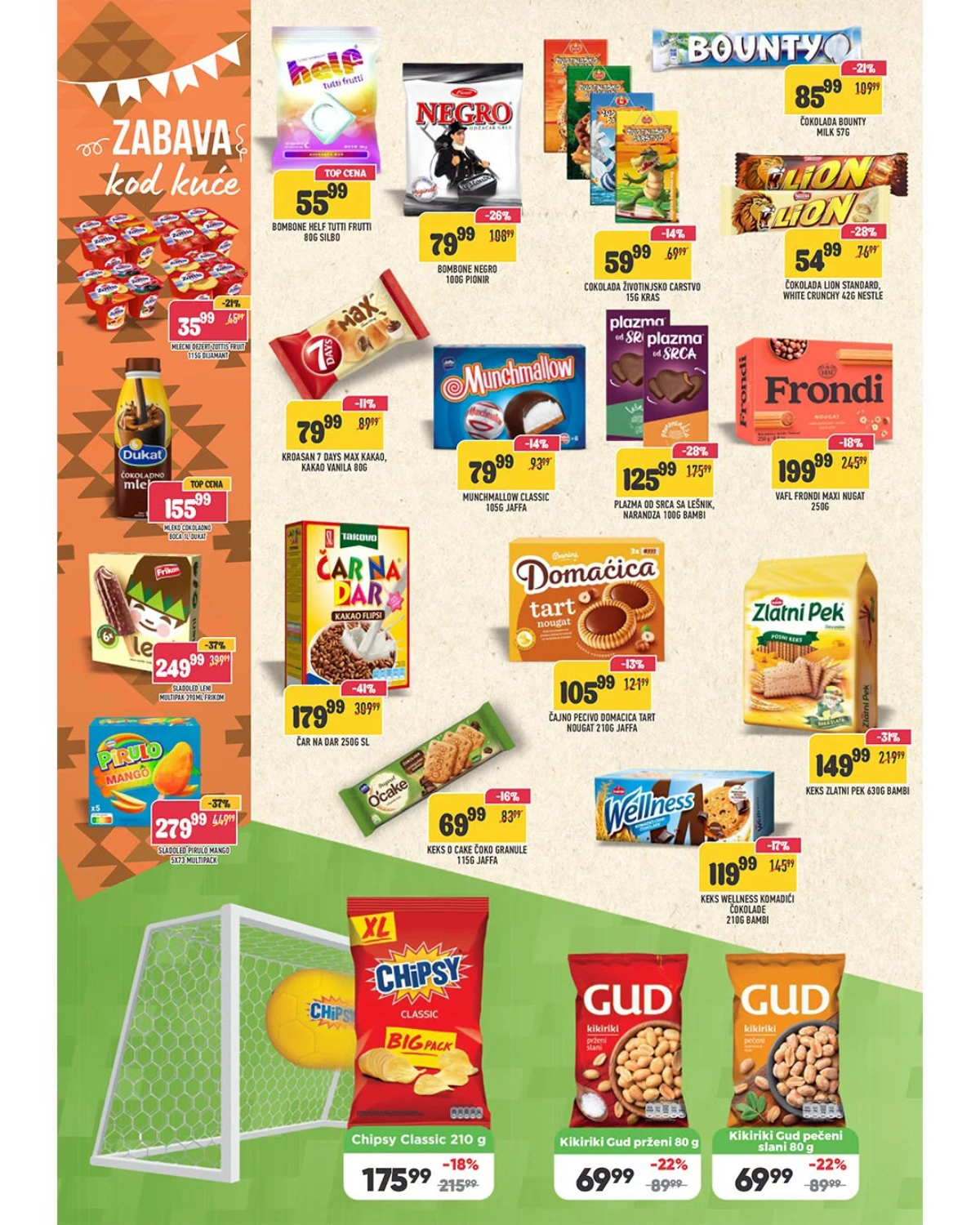 DTL Leon katalog strana 6 – slatkiši, keksi, čokolade, sladoledi i grickalice